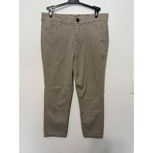 Khakis & Company Pants Slash Pockets Flexible Waist Womans 12